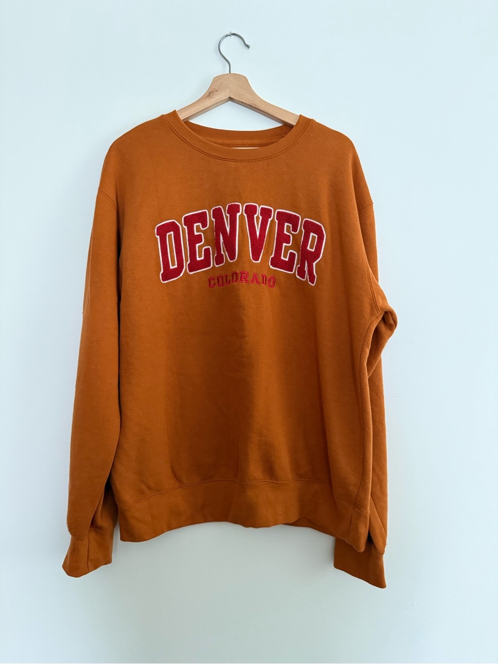 Denver Graphic Crewneck Sweatshirt - Burnt Orange